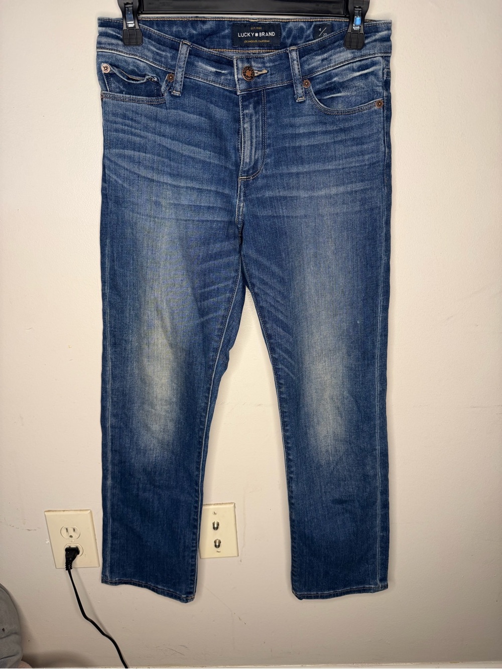 Lucky Brand Women's Medium Blue Straight Jeans
